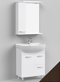 Водолей Мебель для ванной Колумбия 65 L венге – фотография-1